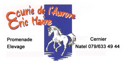Une ballade &agrave; cheval, c'est ici ...!! Se recommande Ecurie de l'Aurore - Eric Maire - Evologia - Cernier